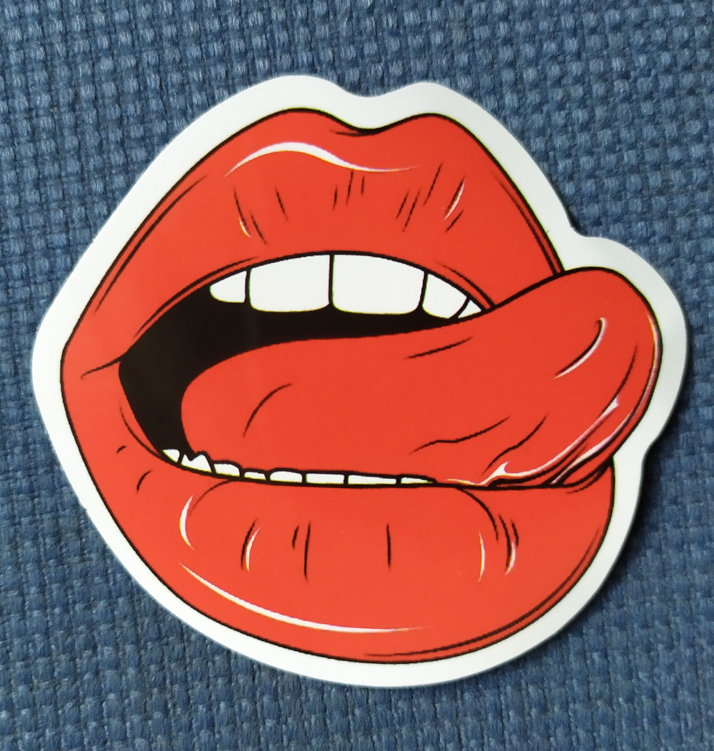 Sticker (abtibild) Lips and tongue (JBG)