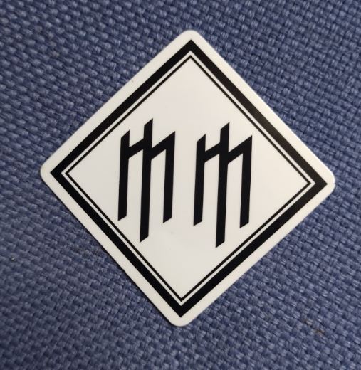 Sticker (abtibild) Marilyn Manson MM Logo (JBG)