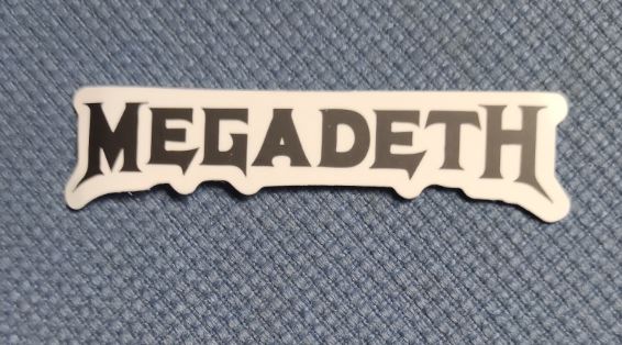 Sticker (abtibild) Megadeth Logo (JBG)