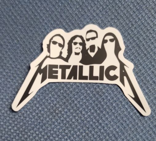 Sticker (abtibild) Metallica Band (JBG)