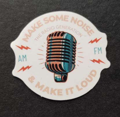 Sticker (abtibild) Microfon Radio (JBG)