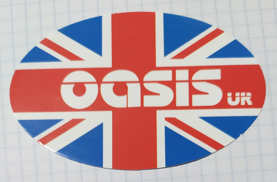 Sticker (abtibild) OASIS mare (JBG)