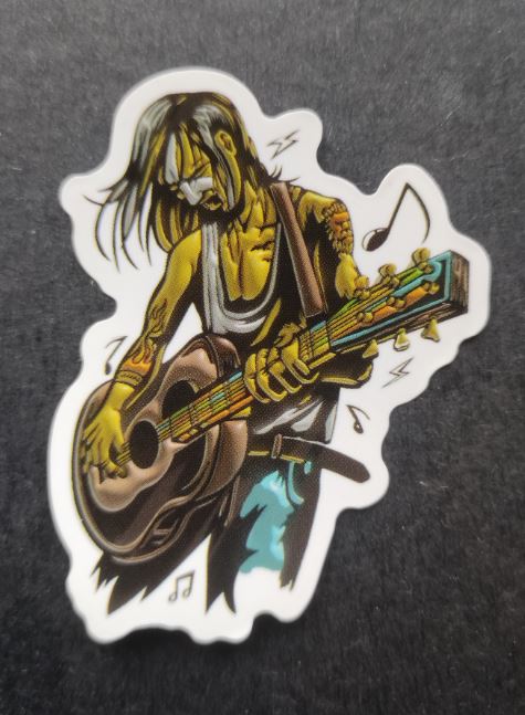 Sticker (abtibild) Playing Guitar (JBG)