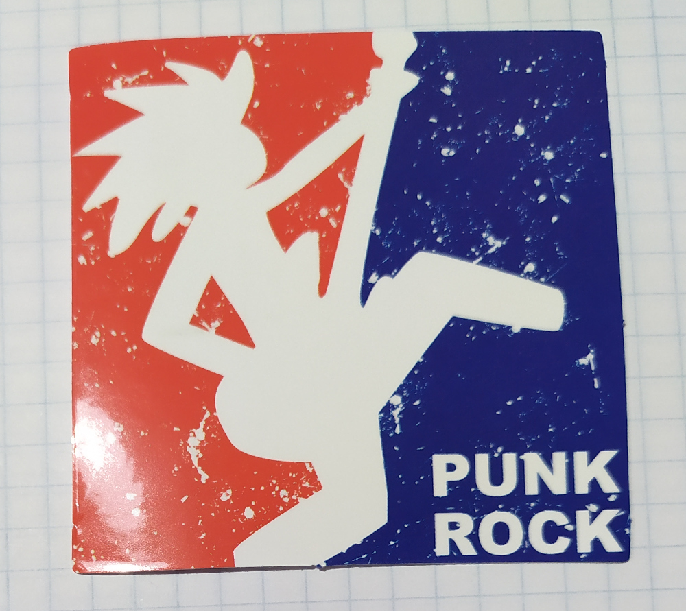 Sticker (abtibild) PUNK ROCK