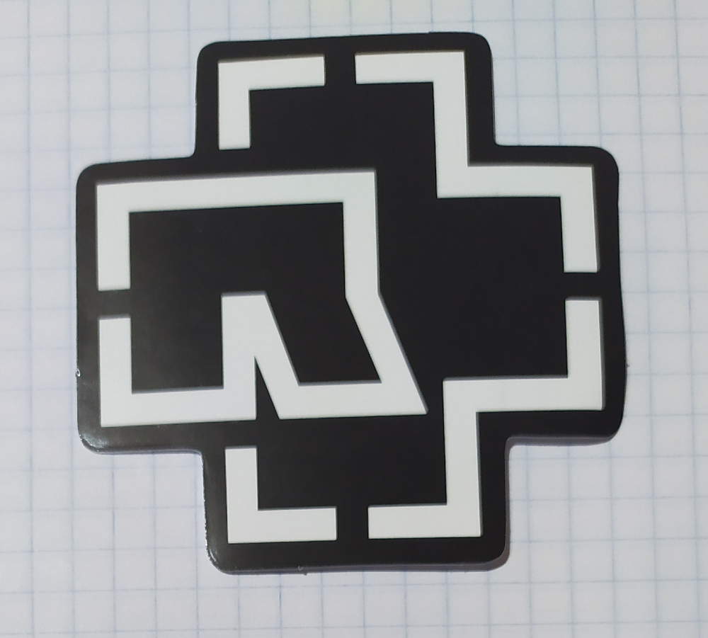 Sticker (abtibild) RAMMSTEIN Logo