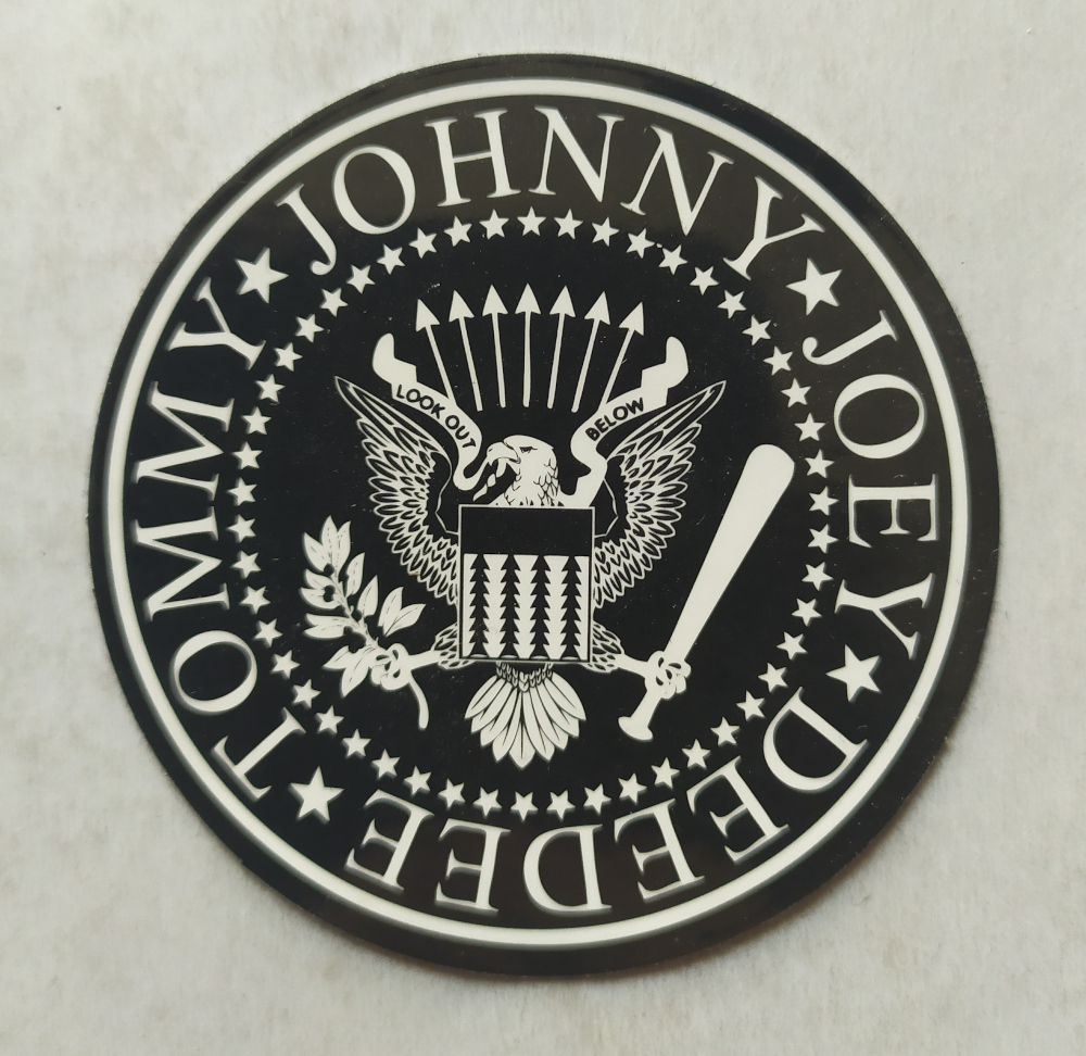 Sticker (abtibild) RAMONES Seal (JBG)