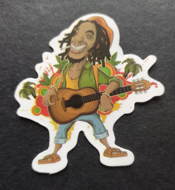 Sticker (abtibild) Rastaman (JBG)