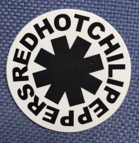 Sticker (abtibild) Red Hot Chili Peppers Alb-Negru (JBG)