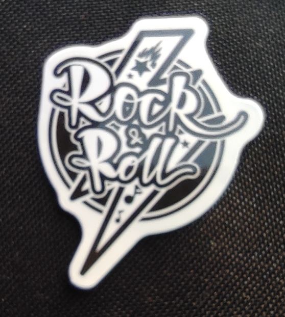 Sticker (abtibild) Rock and Roll Fulger (JBG)