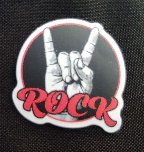 Sticker (abtibild) Rock horns (JBG)