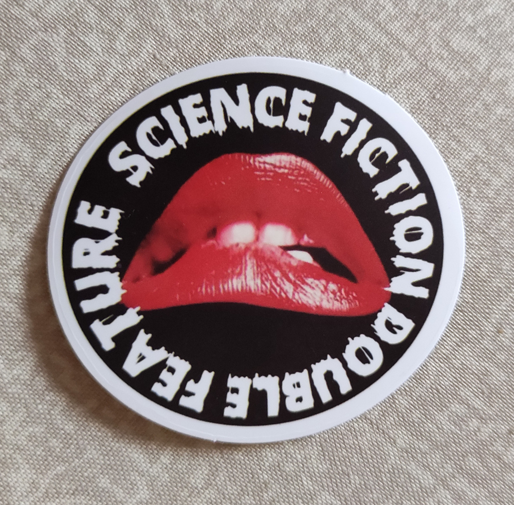 Sticker (abtibild) SCIENCE FICTION Double Feature (JBG)