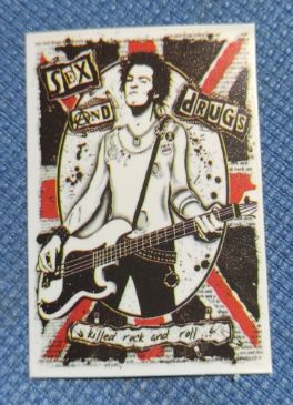 Sticker (abtibild) Sex Pistols Sid (JBG)