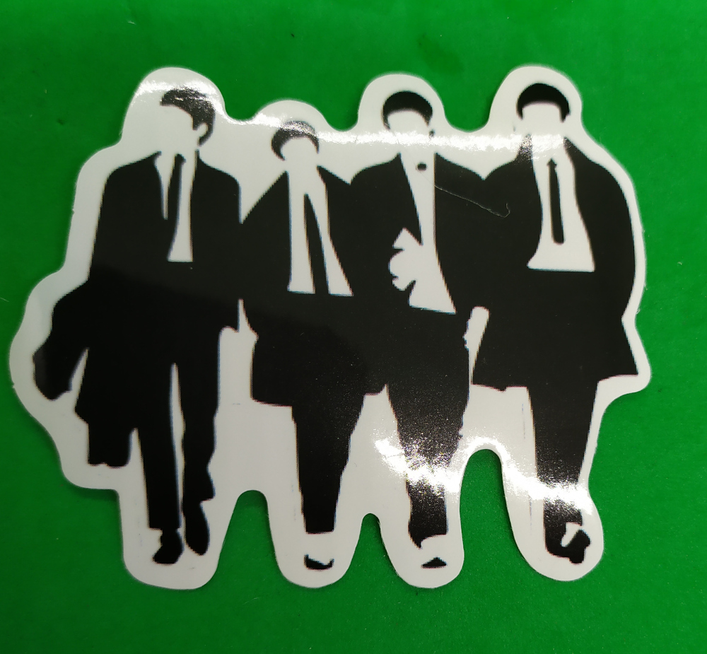 Sticker (abtibild) THE BEATLES Faceless (JBG)