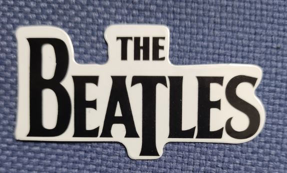 Sticker (abtibild) The Beatles Logo Cut-out (JBG)