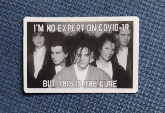 Sticker (abtibild) The Cure Covid (JBG)
