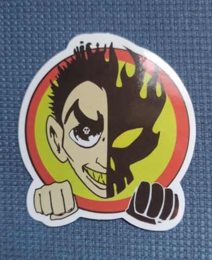 Sticker (abtibild) The Offspring Face Logo (JBG)