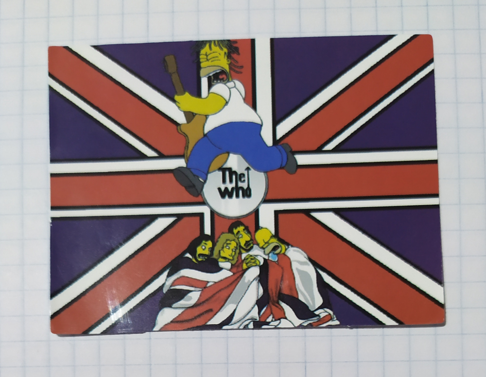 Sticker (abtibild) THE WHO - SIMPSONS (JBG)