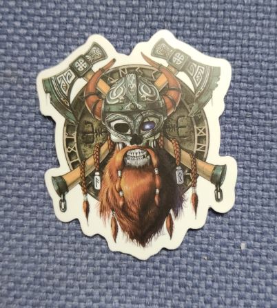 Sticker (abtibild) Viking - Axe Warrior (JBG)