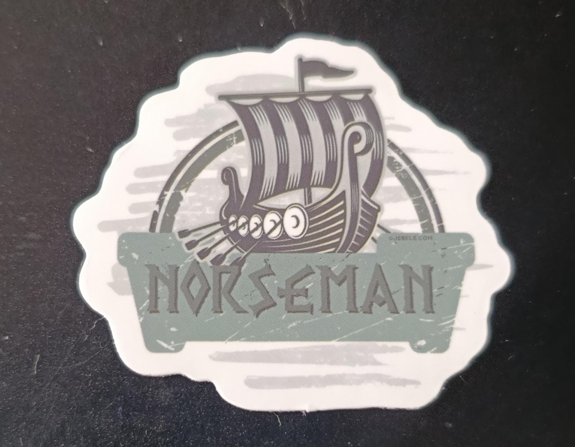Sticker (abtibild) viking mic Norseman