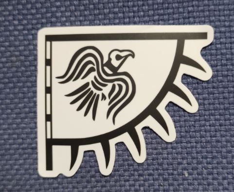 Sticker (abtibild) Viking -  Raven Banner (JBG)