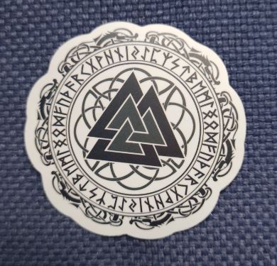 Sticker (abtibild) Viking - Valknut Dark Blue (JBG)