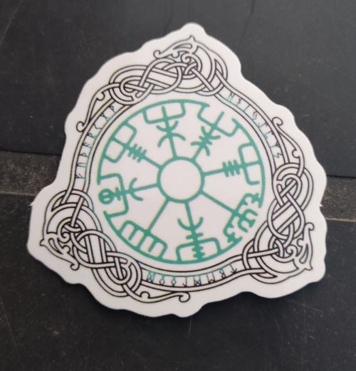 Sticker (abtibild) Viking -  Vegvisir Reflective (JBG)