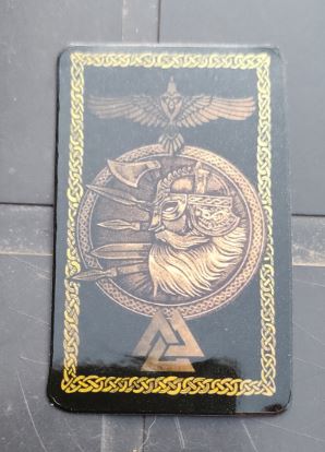 Sticker (abtibild) Viking -  Viking Warrior Gold (JBG)