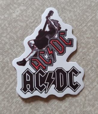 Sticker AC/DC Double Logo (JBG) - Bestial.ro