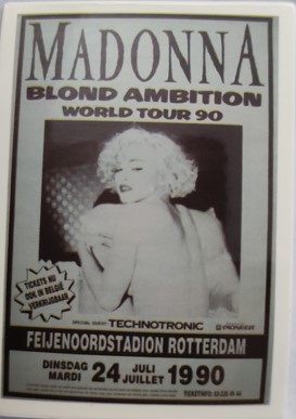 Sticker-afis MADONNA Blonde Ambition