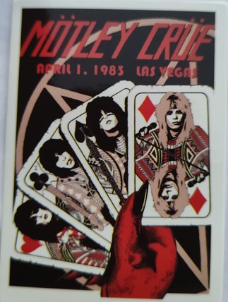 Sticker-afis MOTLEY CRUE Cards