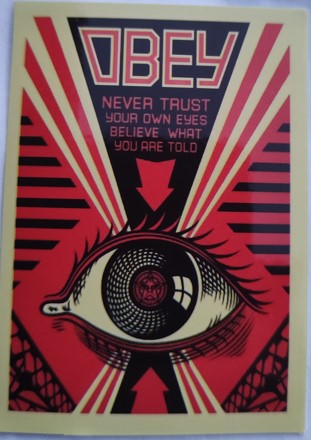 Sticker-afis OBEY