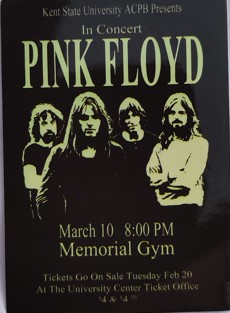 Sticker-afis PINK FLOYD Band