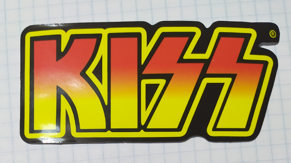 Sticker (abtibild) KISS Logo (JBG)