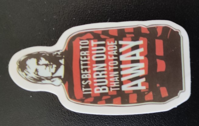 Sticker Kurt Cobain Fade Away (JBG)