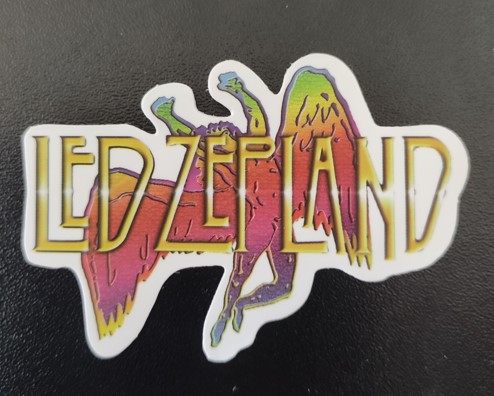 Sticker (abtibild) LED ZEPLAND (JBG)