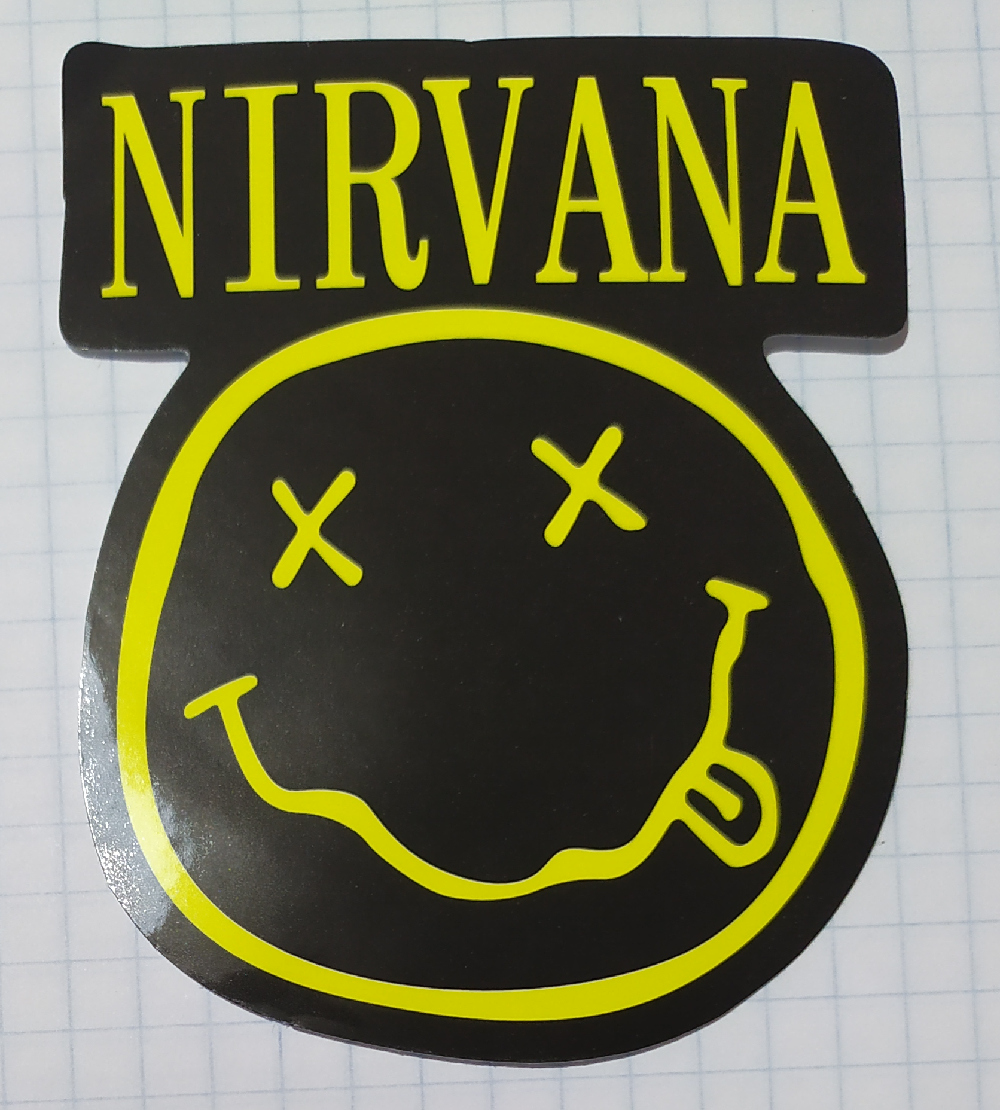 Sticker (abtibild) NIRVANA Smiling Face (JBG)