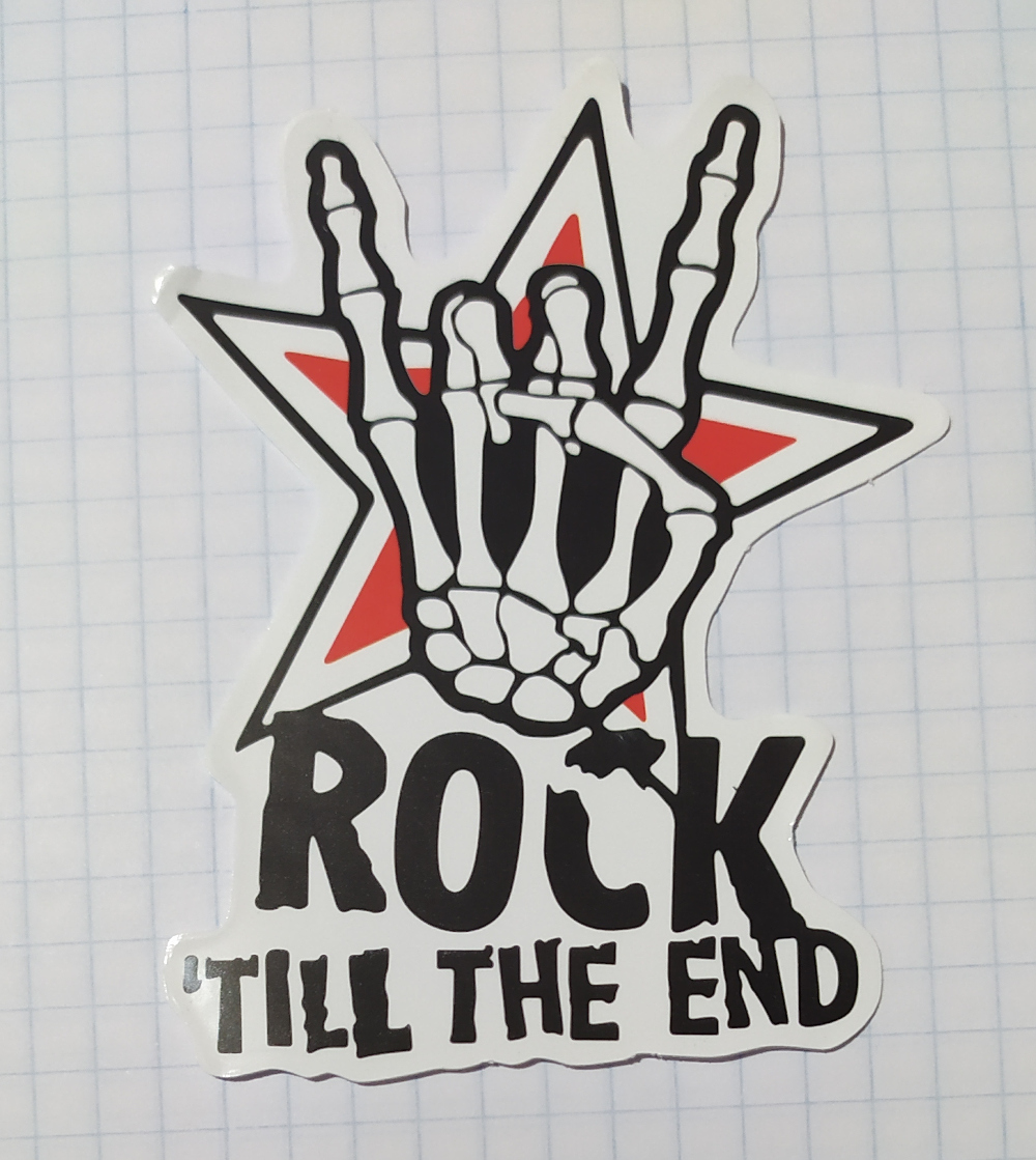 Sticker (abtibild) Rock Till the End