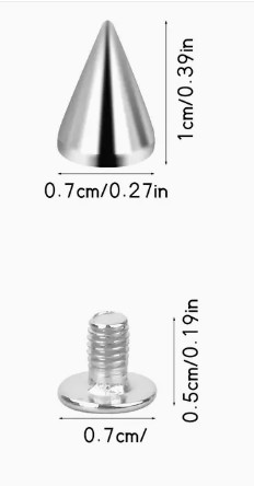 Tinte/tepi mici (1 cm) cu surub
