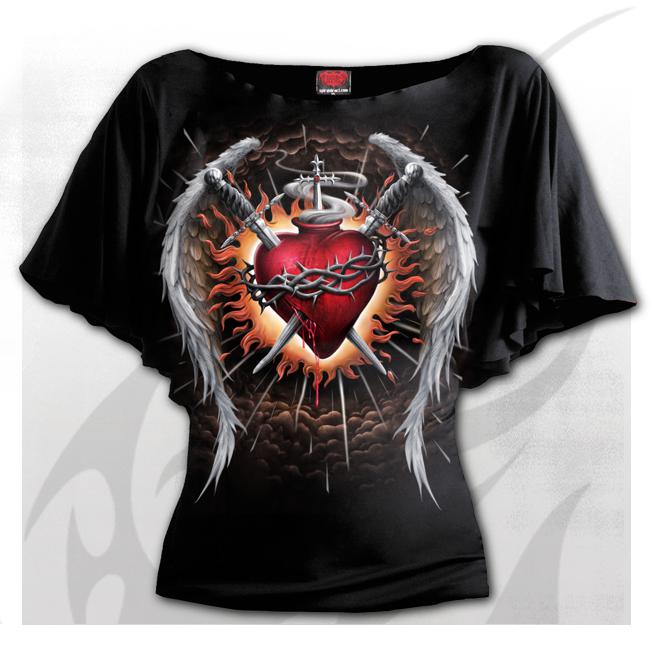 Top dama cu maneci clos T173F719 - SACRED WINGS