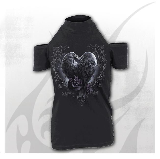 Top dama D085F764 - RAVEN HEART Halter Neck