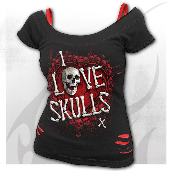 Girlie K070F711 - LOVE SKULLS 2in1