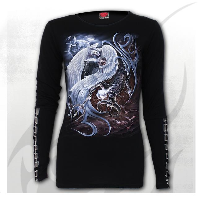 Longsleeve dama L032F459 - YIN YANG Buckle Cuff