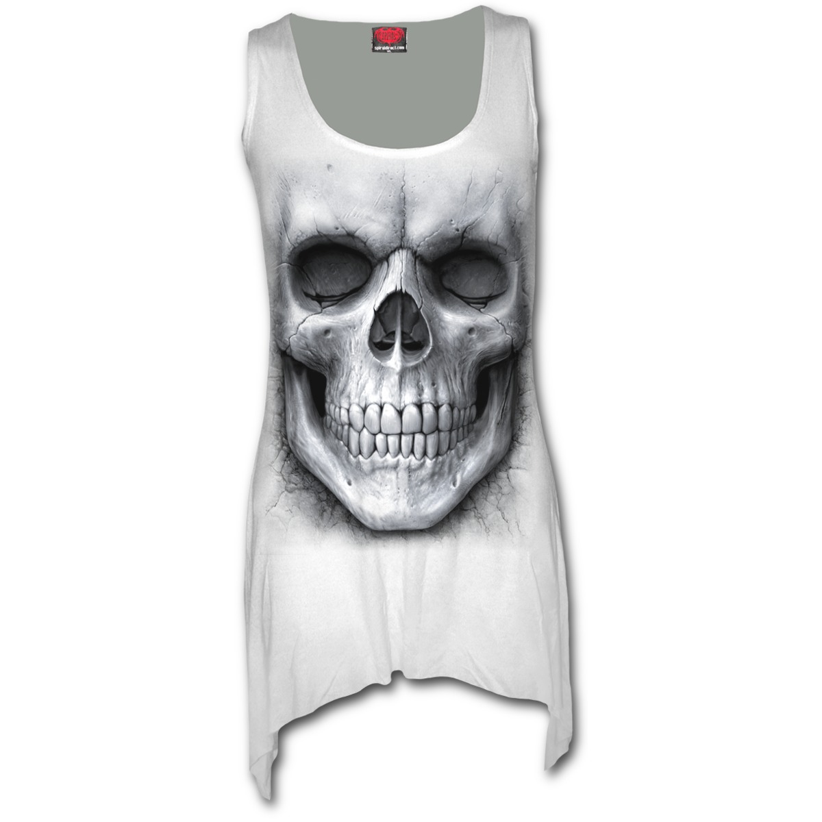 Top dama S012F115 - SOLEMN SKULL (Lichidare stoc!)