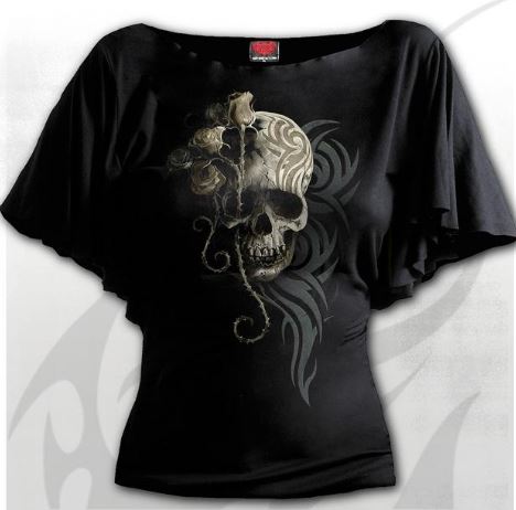 Top dama cu maneci clos L033F719 - DARK ANGEL