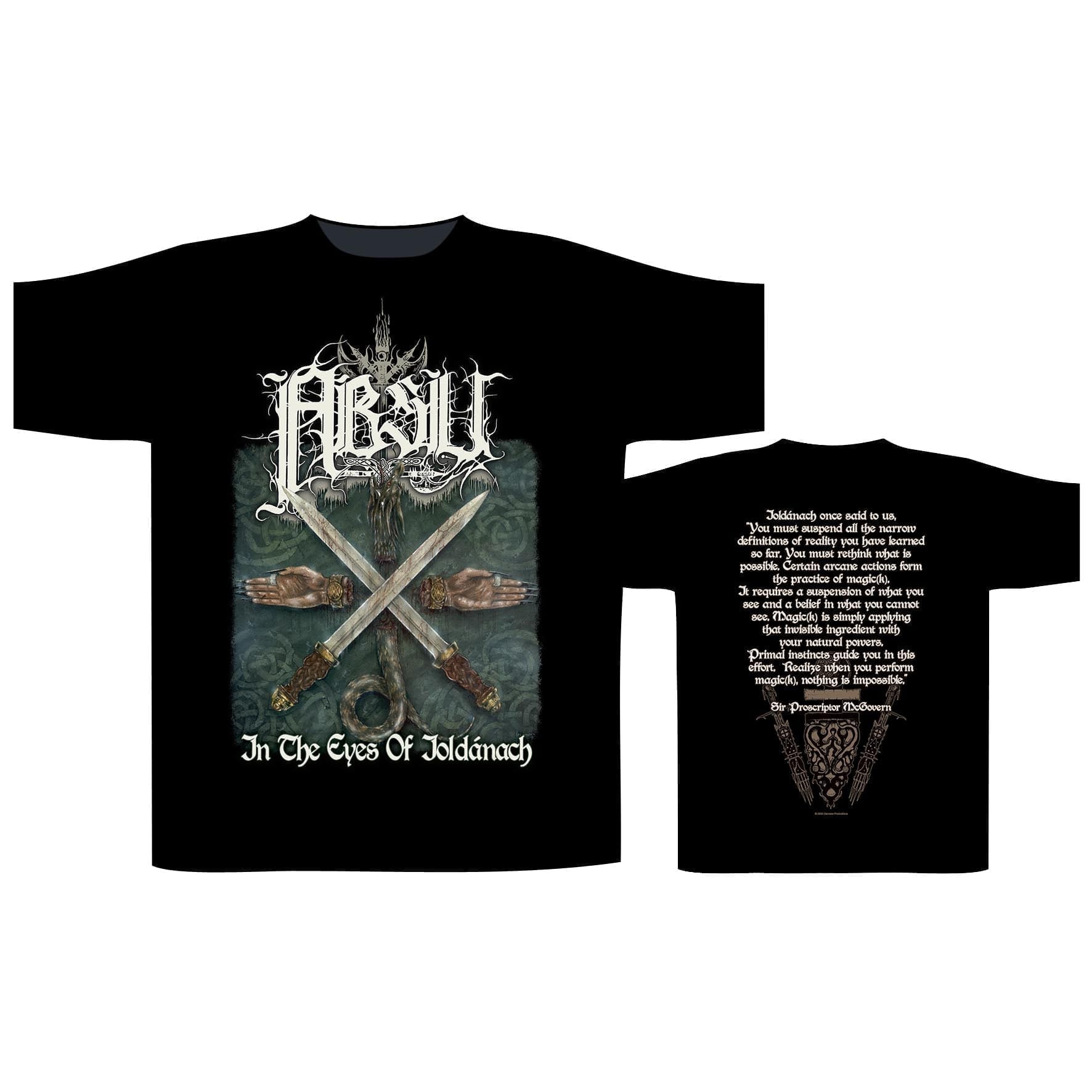 Tricou ABSU - In The Eyes Of Ioldanach