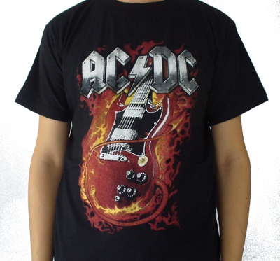 Tricou AC/DC Devil Guitar TR/FR/LK
