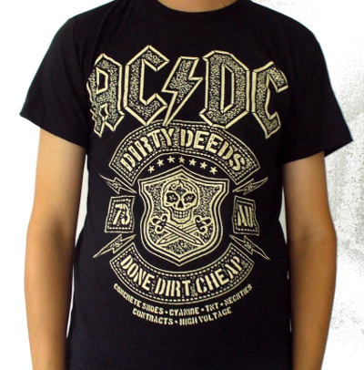 Tricou AC/DC Dirty Deeds TR/FR/LK (lichidare stoc)