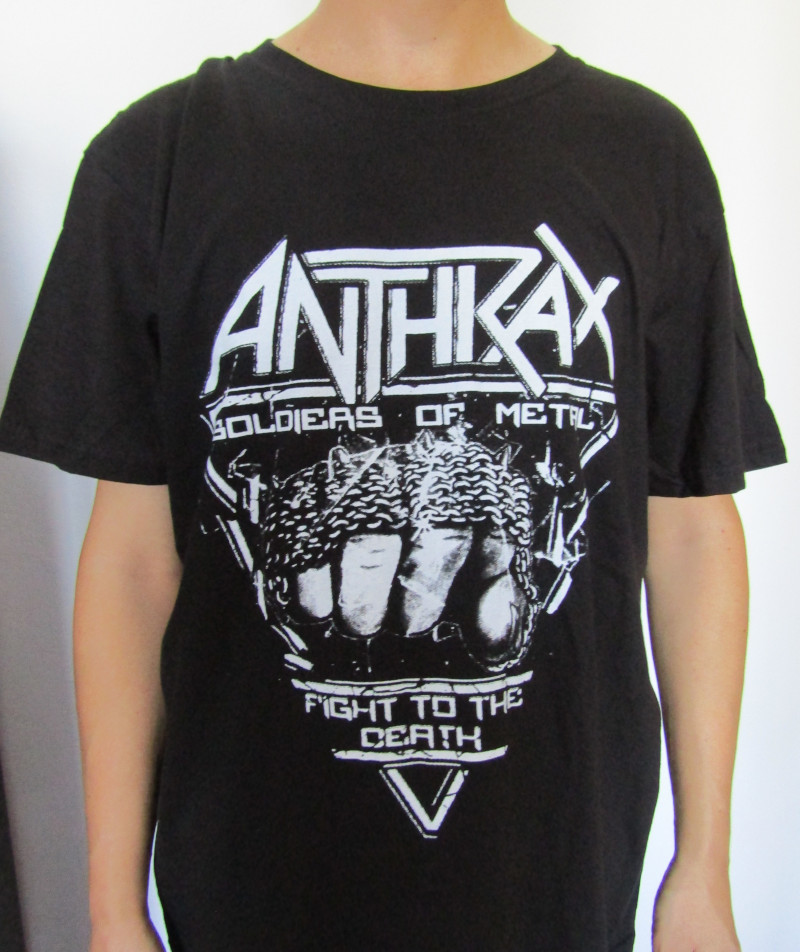 Tricou ANTHRAX Soldiers of Metal TR/JV/A