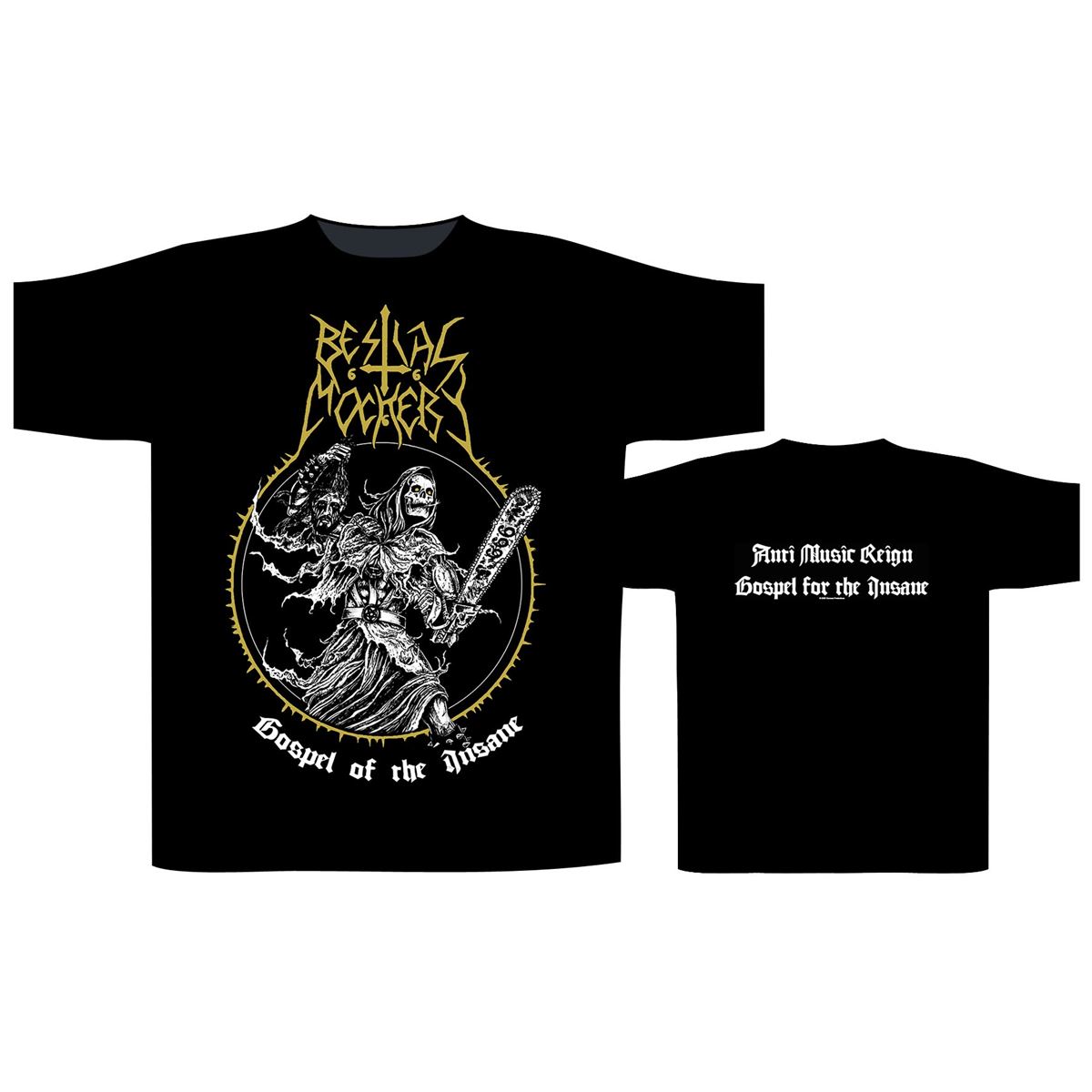 Tricou BESTIAL MOCKERY - GOSPEL OF THE INSANE ST2433