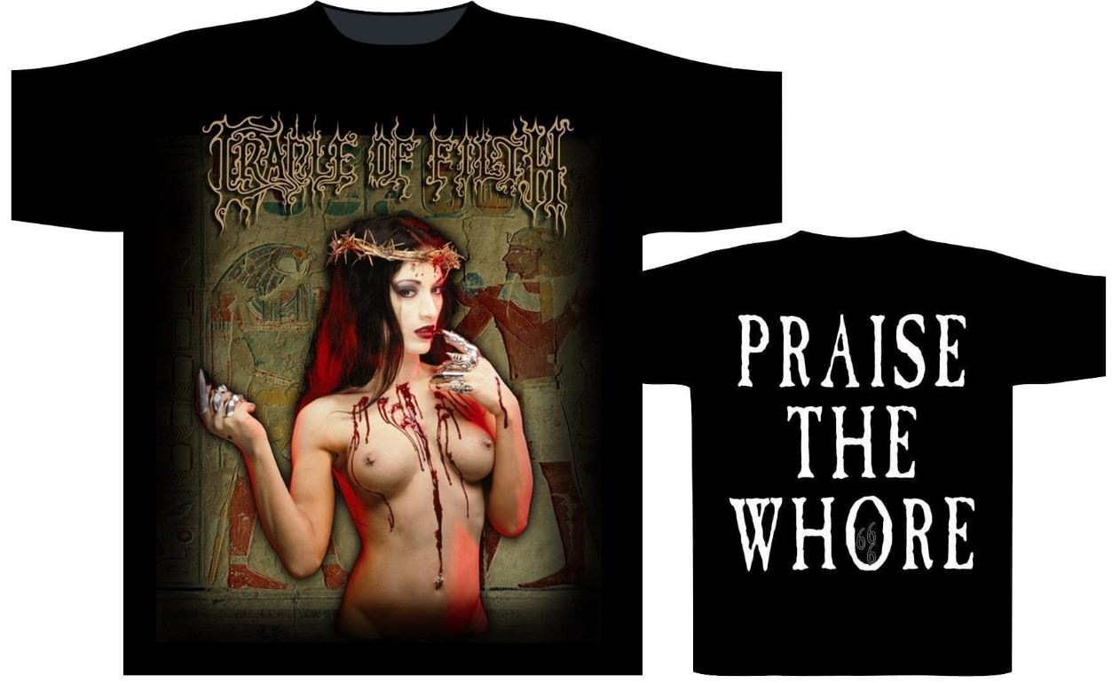Tricou CRADLE OF FILTH - Praise The Whore